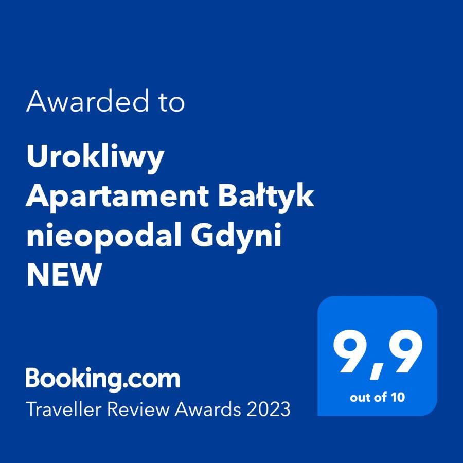 Urokliwy Apartament Baltyk Nieopodal Gdyni New Apartamento Pogorze Exterior foto